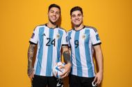L to R: Enzo Fernandez and Julian Alvarez - Source: Getty